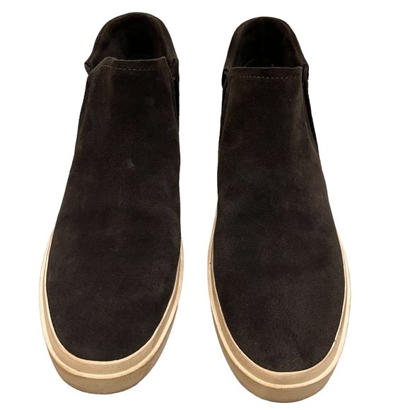 Dolce Vita Gray Suede Leather Mid High Sneaker Size 7.5 - Picture 5 of 10